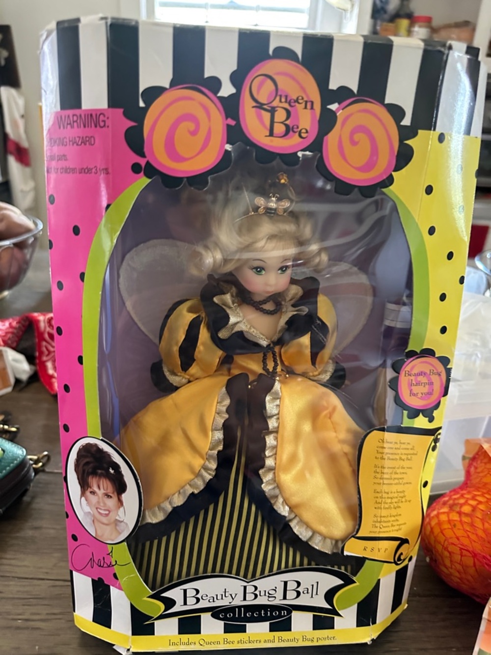 Beauty Bug Ball Queen Bee Doll - Yellow & Black